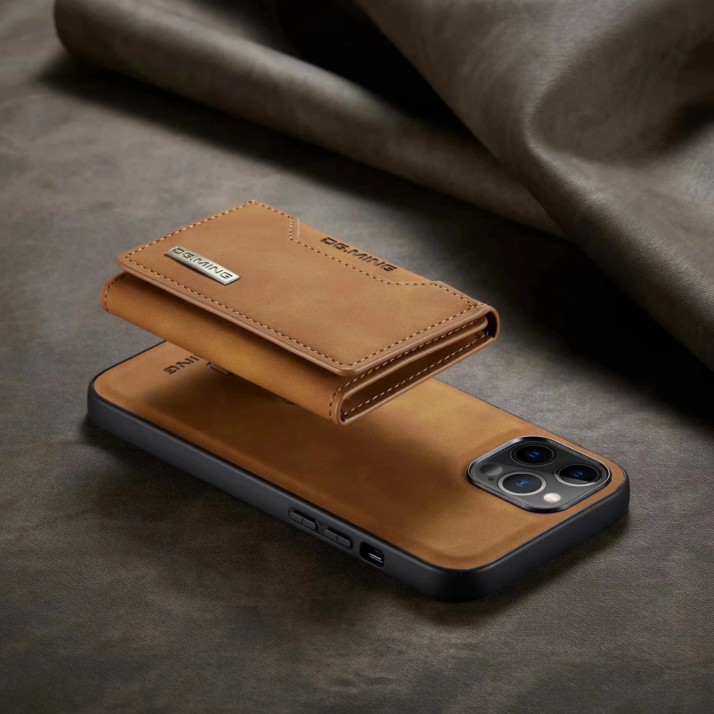 Removable Magnetic Wallet Leather Case for for iPhone 16 series