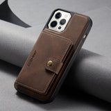 Removable Magnetic Wallet Leather Case for iPhone 17 series