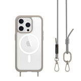 Crossbody Clear Shockproof Case for for iPhone 16 series w/ Magsafe