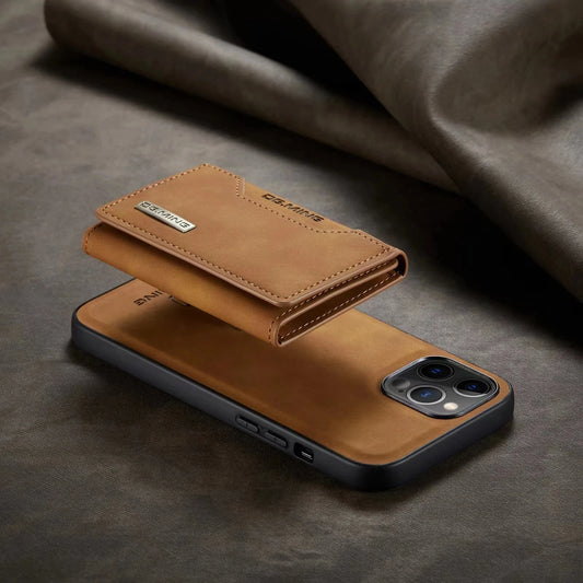 Removable Magnetic Wallet Leather Case for for iPhone 16 series
