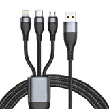 Wekome Pop Power Series USB-A to Lightning/Micro-B/Type-C 3A Fast Charging Cable [120cm]