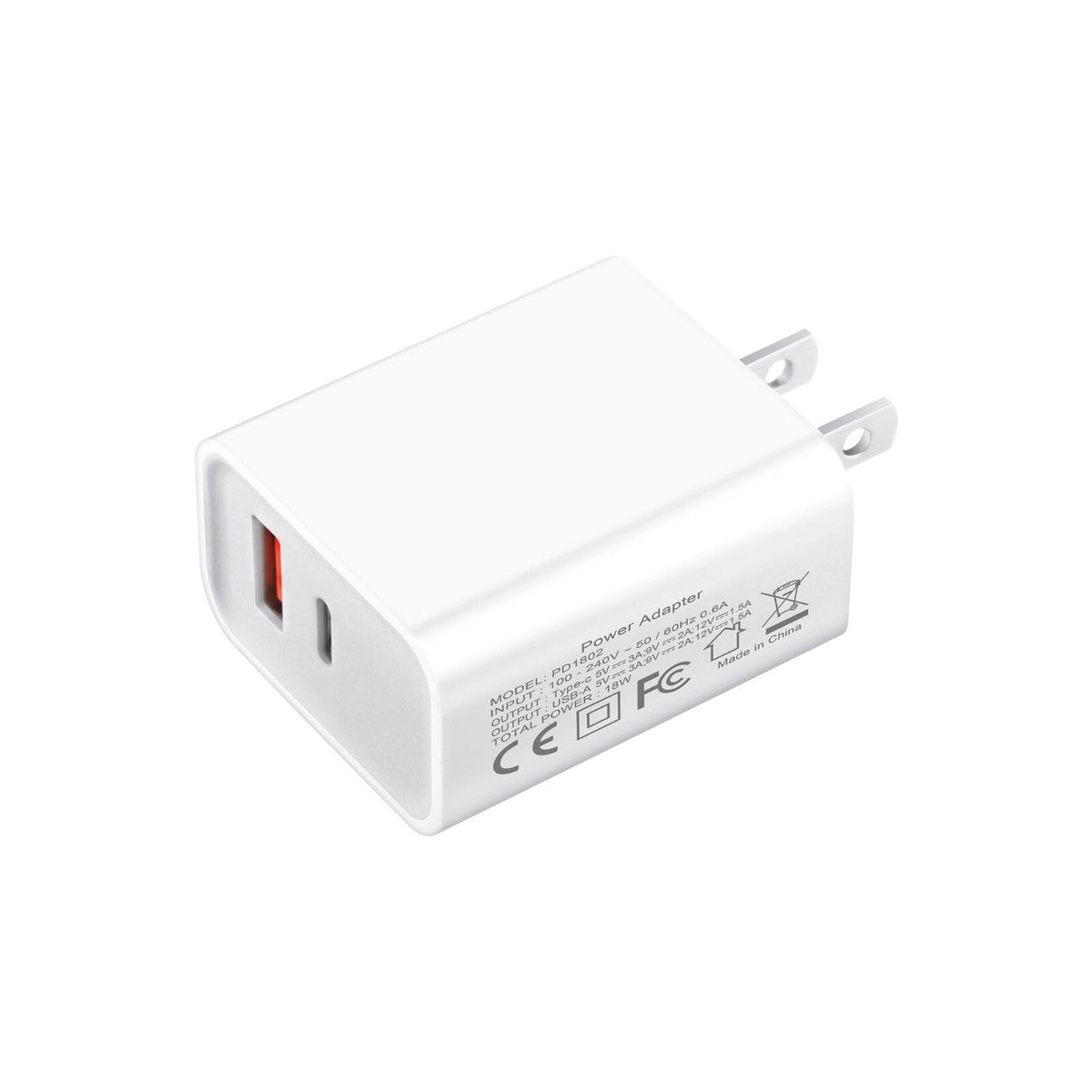Powerboost PD 20W USB-C & USB-A Power Adapter